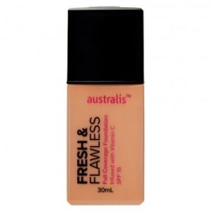 Australis Fresh & Flawless Full Coverage Foundation - Fawn