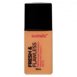 Australis Fresh & Flawless Full Coverage Foundation - Golden Beige