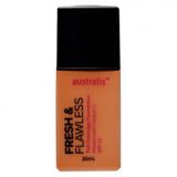 Australis Fresh & Flawless Full Coverage Foundation - Golden Tan