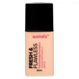 Australis Fresh & Flawless Full Coverage Foundation - Honeydew