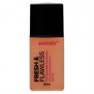 Australis Fresh & Flawless Full Coverage Foundation - Rich Tan