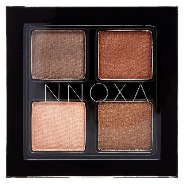 Innoxa Eyeshadow Quad Pressed Powder - Golden Glam