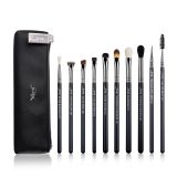 Jessup PRO Makeup Brush Set with A Cosmetics Bag - 10 Pieces